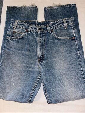 Vintage Levi's 517 Light Blue Straight Leg Denim Jeans